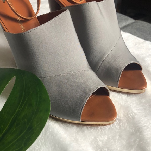 Rebecca Minkoff stacked heel slide - Picture 3 of 6